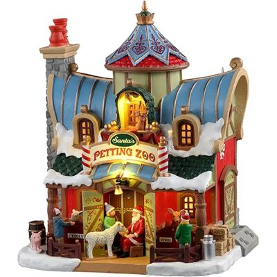 Lemax Zoo de Santa - Accesorio para pueblo navideño Lemax Zoo de Santa - Accesorio para pueblo navideño