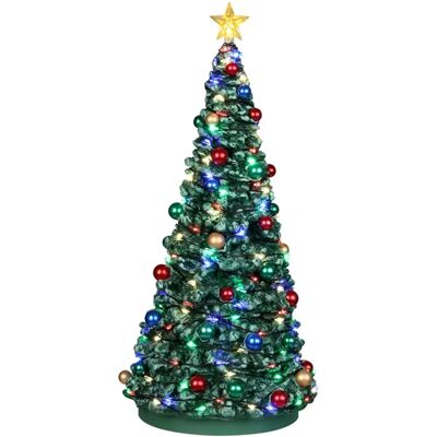 Arbre de Noël extérieur multicolore Lemax - Sapin de Noël - Publicité Arbre de Noël extérieur multicolore Lemax - Sapin de Noël - Publicité