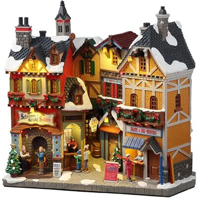 Lemax Tiendas de Invierno Alpino - Edificio para Pueblo Navideño Lemax Tiendas de Invierno Alpino - Edificio para Pueblo Navideño