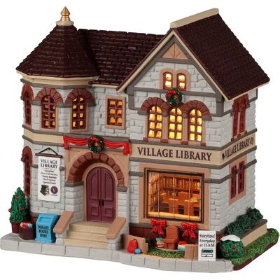 Lemax Dorfbibliothek - Caddington Village - Weihnachtsgebäude Lemax Dorfbibliothek - Caddington Village - Weihnachtsgebäude