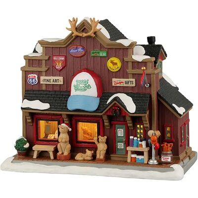 Lemax Tienda de Regalos Wild Wooly - Decoración Vail Village - Edificio Navideño Lemax Tienda de Regalos Wild Wooly - Decoración Vail Village - Edificio Navideño