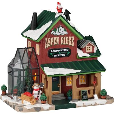 Lemax Aspen Ridge Landscaping & Nursery Edificio - Decorazione Villaggio di Natale Lemax Aspen Ridge Landscaping & Nursery Edificio - Decorazione Villaggio di Natale