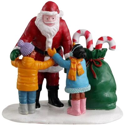 Lemax Santa Gets A Hug - Weihnachtsdorffigur Lemax Santa Gets A Hug - Weihnachtsdorffigur