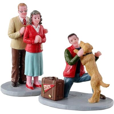 Lemax 32216 Welcome Home Set aus 2 - Weihnachtsdorf Figur Lemax 32216 Welcome Home Set aus 2 - Weihnachtsdorf Figur