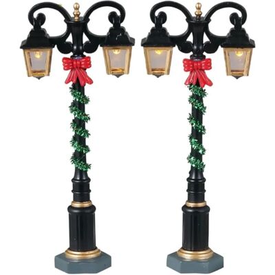 Lemax Vintage-Lichter-Set - Alte Laternen für Weihnachtsdorf Lemax Vintage-Lichter-Set - Alte Laternen für Weihnachtsdorf