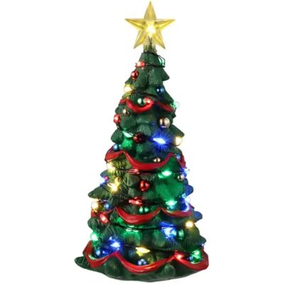 Lemax Sapin de Noël Joyeux 8,5cm - Décoration festive - Publicité Lemax Sapin de Noël Joyeux 8,5cm - Décoration festive - Publicité