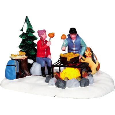 Lemax Fondue de Fogata - Decoración de Navidad Lemax Fondue de Fogata - Decoración de Navidad