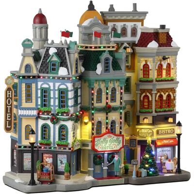 Lemax Hotel Holly Jolly - Miniatura hotel natalizio Lemax Hotel Holly Jolly - Miniatura hotel natalizio