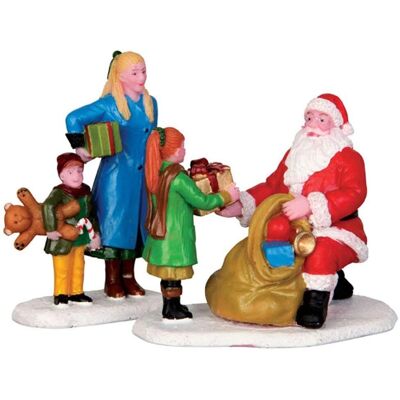 Lemax - Regali da Babbo Natale - Set di 2 Lemax - Regali da Babbo Natale - Set di 2
