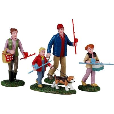 Lemax Familien Angel Tag - Set aus 4 Weihnachtshäusern Lemax Familien Angel Tag - Set aus 4 Weihnachtshäusern