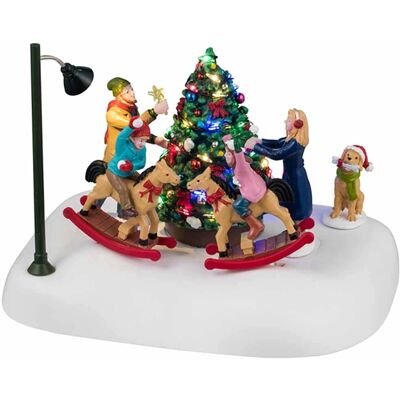 Lemax Rockin' Around The Christmas Tree - Decoración de Pueblo Navideño Lemax Rockin' Around The Christmas Tree - Decoración de Pueblo Navideño