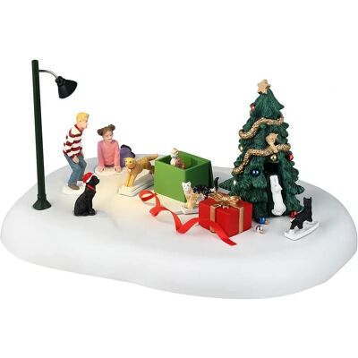 Lemax Christmas Cats - Figura Navideña de Resina - 17.5x23.5x11.9cm Lemax Christmas Cats - Figura Navideña de Resina - 17.5x23.5x11.9cm