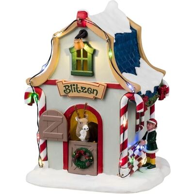 Lemax La Casetta Della Renna - Maison de Noël - Publicité Lemax La Casetta Della Renna - Maison de Noël - Publicité