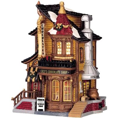 LEMAX Lucy's Schokoladengeschäft - Caddington Village Weihnachtsgebäude LEMAX Lucy's Schokoladengeschäft - Caddington Village Weihnachtsgebäude