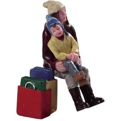 Figure da panchina Lemax - Decorazione villaggio di Natale - 5.1cm Figure da panchina Lemax - Decorazione villaggio di Natale - 5.1cm