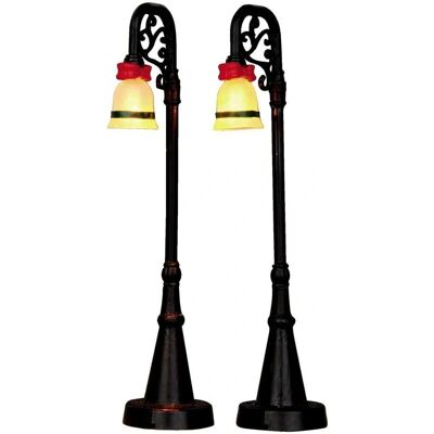 Lemax Glocken-Design Laternenpaar - Set aus 2 Lemax Glocken-Design Laternenpaar - Set aus 2