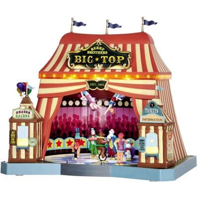 Lemax Berry Brothers Big Top - Multicolore - Vues et sons - Publicité Lemax Berry Brothers Big Top - Multicolore - Vues et sons - Publicité