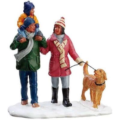 Lemax Winter Walk - Figurine décorative festive pour villages de Noël - Publicité Lemax Winter Walk - Figurine décorative festive pour villages de Noël - Publicité