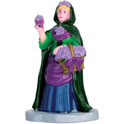 Lemax Violetter Verkäufer - Weihnachtsdorf-Figur - 6,8cm Lemax Violetter Verkäufer - Weihnachtsdorf-Figur - 6,8cm