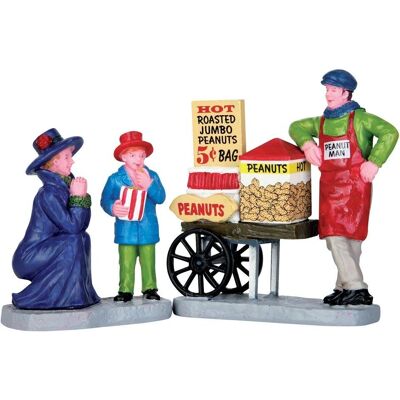 Lemax Set di Arachidi Tostate - Figurine Villaggio di Natale Lemax Set di Arachidi Tostate - Figurine Villaggio di Natale