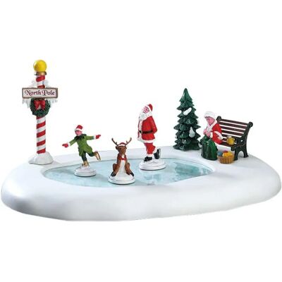 Lemax North Pole Ice Follies - Scène de neige animée - Figurine - Publicité Lemax North Pole Ice Follies - Scène de neige animée - Figurine - Publicité