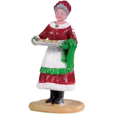 Lemax Cookies de Madame Claus - Figurine de Village de Noël - Publicité Lemax Cookies de Madame Claus - Figurine de Village de Noël - Publicité