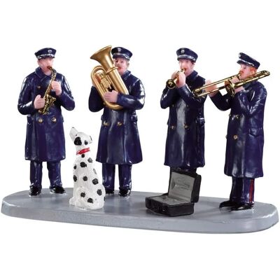 LEMAX Banda dei Vigili del Fuoco - Figura natalizia vintage LEMAX Banda dei Vigili del Fuoco - Figura natalizia vintage