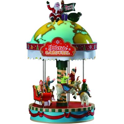 Carrusel de Navidad Lemax - Decoración, Multicolor, Modelo 94525 Carrusel de Navidad Lemax - Decoración, Multicolor, Modelo 94525