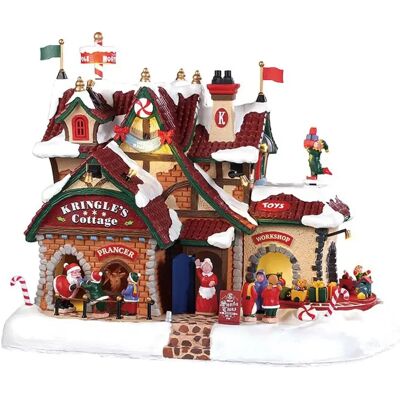 Lemax - Cottage di Natale Kringle - Decorazione Natalizia con Musica e Luci Lemax - Cottage di Natale Kringle - Decorazione Natalizia con Musica e Luci
