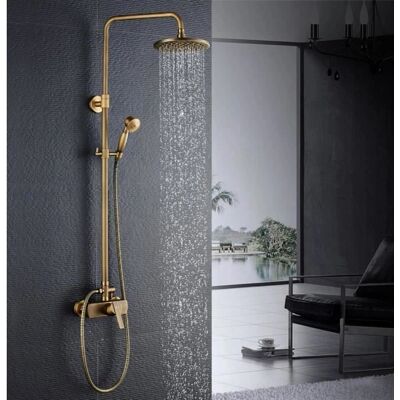 AURALUM - Bronze 2F Ajustable - Colonne de Douche - Publicité AURALUM - Bronze 2F Ajustable - Colonne de Douche - Publicité