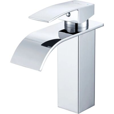 Auralum - Miscelatore lavabo cascata ad alta pressione - Cromato Auralum - Miscelatore lavabo cascata ad alta pressione - Cromato