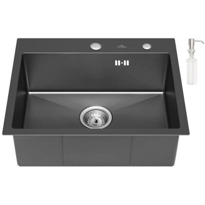 Lonheo - 74x44x20cm Évier en acier brossé - Kitchen Sink - Publicité Lonheo - 74x44x20cm Évier en acier brossé - Kitchen Sink - Publicité