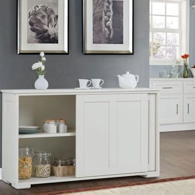 Costway Beige Kitchen Storage Cabinet - 106.5x33x62cm Costway Beige Kitchen Storage Cabinet - 106.5x33x62cm