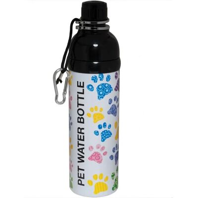 Long Paws Stainless Steel Lick 'n Flow Pet Water Bottle 750ml - Pet Water Bottle Long Paws Stainless Steel Lick 'n Flow Pet Water Bottle 750ml - Pet Water Bottle