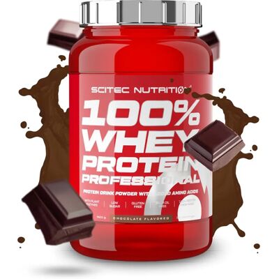 Scitec Nutrition 920g Protéine de Lactosérum Chocolat - Poudre de Protéine - Publicité Scitec Nutrition 920g Protéine de Lactosérum Chocolat - Poudre de Protéine - Publicité