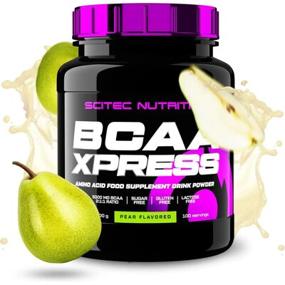 Scitec Nutrition - BCAA XPRESS - Poire - 700g - BCAA Powder - Publicité Scitec Nutrition - BCAA XPRESS - Poire - 700g - BCAA Powder - Publicité