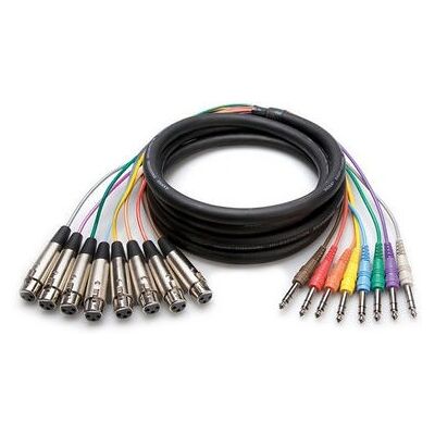 Cavo audio Hosa Technology STX-803F - 3m XLR (3 pin) TRS Multicolore Cavo audio Hosa Technology STX-803F - 3m XLR (3 pin) TRS Multicolore