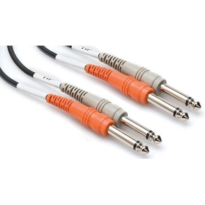 Hosa Technology Hosa Cpp 202 - Audiokabel - Mono Jack auf Mono Jack - 2m - Schwarz Hosa Technology Hosa Cpp 202 - Audiokabel - Mono Jack auf Mono Jack - 2m - Schwarz