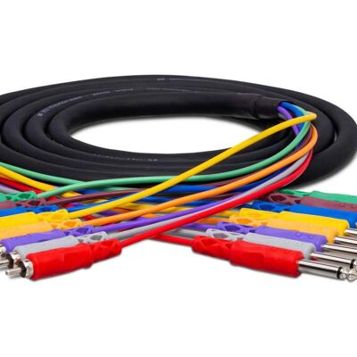HOSA CPR-803 - Flerfärgad kabel - 3,0 m HOSA CPR-803 - Flerfärgad kabel - 3,0 m