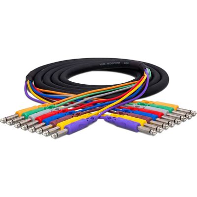 Hosa CPP802 Câble Multicolore 8 Fils - 2m Hosa CPP802 Câble Multicolore 8 Fils - 2m