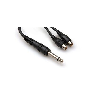 Hosa Technology - YPR-103 - Schwarz - 15cm - Audio-Kabel Hosa Technology - YPR-103 - Schwarz - 15cm - Audio-Kabel