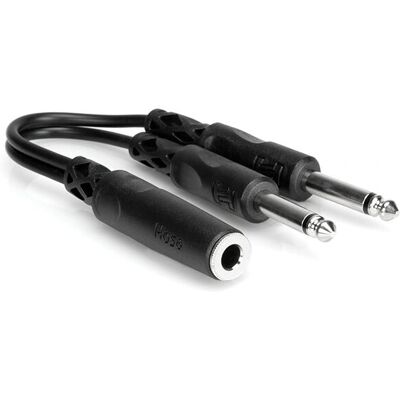 Câble Audio Hosa Technology 15cm 6,35mm TS - Câble Audio Câble Audio Hosa Technology 15cm 6,35mm TS - Câble Audio