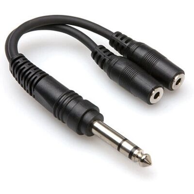 Hosa Technology YMP-234 - Cable de audio con 6,35mm y doble 3,5mm - Duplicación de señal estéreo Hosa Technology YMP-234 - Cable de audio con 6,35mm y doble 3,5mm - Duplicación de señal estéreo