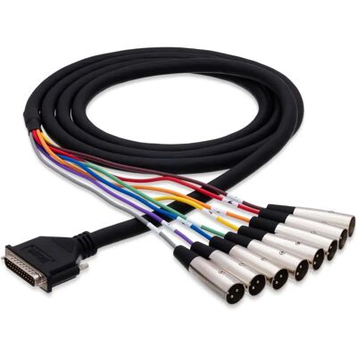 Hosa DTF-805 Multicore Kabel 8-kanals XLR-F 5m Lydkabel Hosa DTF-805 Multicore Kabel 8-kanals XLR-F 5m Lydkabel