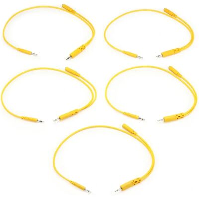 Hosa CMM-545Y - Câbles de patch - 5 pcs. - 0,45 m - Câbles audio Hosa CMM-545Y - Câbles de patch - 5 pcs. - 0,45 m - Câbles audio