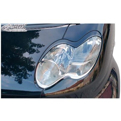 RDX Racedesign RDSB111 Couverture de Phare - Couverture de Phare pour Smart C450 Facelift 2003-2007 RDX Racedesign RDSB111 Couverture de Phare - Couverture de Phare pour Smart C450 Facelift 2003-2007
