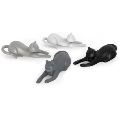 Kitchen Craft Fred Magneticats - Conjunto de 4 ímãs de gatos coloridos Kitchen Craft Fred Magneticats - Conjunto de 4 ímãs de gatos coloridos