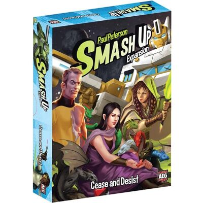 Alderac Entertainment Group Alderac Entertainment ALD05510 Smash Up! Cease And Desist Board Game Alderac Entertainment Group Alderac Entertainment ALD05510 Smash Up! Cease And Desist Board Game