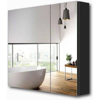 Emke - Spiegelschrank 65 x 75 cm - 65 x 75 cm - Spiegelschrank Emke - Spiegelschrank 65 x 75 cm - 65 x 75 cm - Spiegelschrank