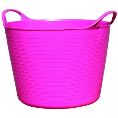 Red Gorilla Large Flexible Tub - Pink - 38 litre Red Gorilla Large Flexible Tub - Pink - 38 litre
